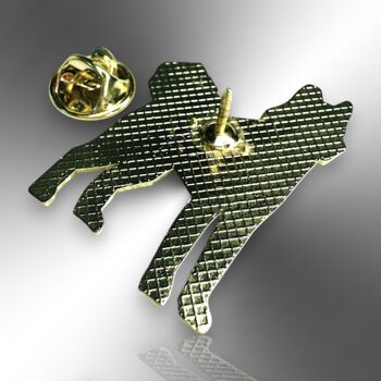 Origami Husky Dog Enamel Lapel Pin Brooch, 6 of 8