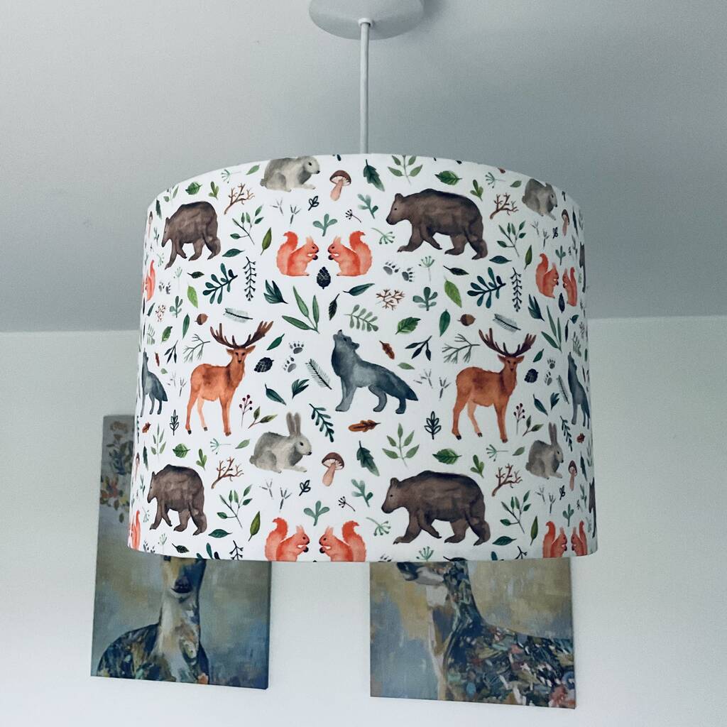 Forest Animals Lampshade, 1 of 3