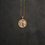Asta Zodiac Necklace Mother Of Pearl 18 K Gold Plated, thumbnail 7 of 12