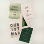 Stylish Christmas Card Pack, Set Of Modern Festive Cards, thumbnail 1 of 6