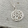 Round Silver Mothers Day Heart Pendant, thumbnail 5 of 6