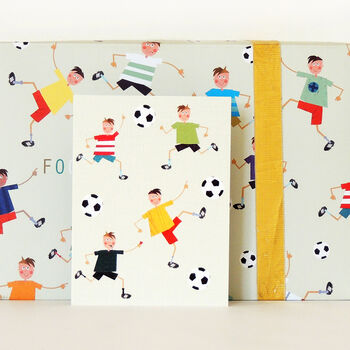 Football Gift Wrapping Paper Two Sheets, 4 of 5
