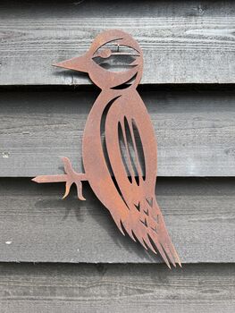 Woodpecker Garden Tree Ornament , Fence Decoration , Bird Sign , Wildlife Gift, 6 of 10