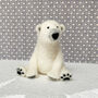 Needle Felting Kit, Polar Bear, thumbnail 4 of 11