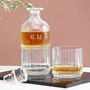 Personalised Stacking Whisky Decanter And Tumblers Set, thumbnail 1 of 8