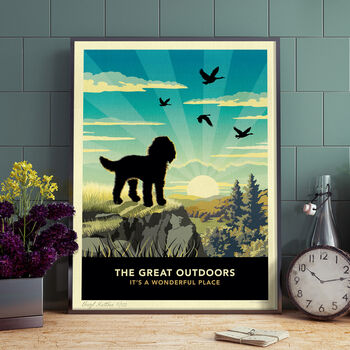 Scenic Dog Lovers Gift. Cockapoo Limited Edition Print, 2 of 8