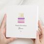 Personalised Illustrated Cake Birthday Card For Mum, thumbnail 1 of 7