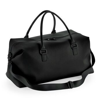 Men’s Personalised Black Weekender Bag, 5 of 9