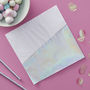 Iridescent Foiled Dipped Party Paper Napkins, thumbnail 1 of 3