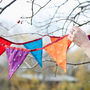 Handcrafted Sari Bunting For Indoor Or Outdoor, thumbnail 5 of 9