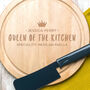 Personalised Queen Of The Kitchen Board, thumbnail 1 of 4