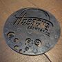 Hand Forged Steel Beer Mat Gift Hobsons Brewery, thumbnail 1 of 3