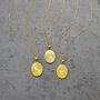 Gold Filled Oval Necklace, thumbnail 1 of 2