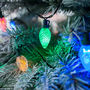Multi Coloured Pinecone Christmas Lights, thumbnail 1 of 2