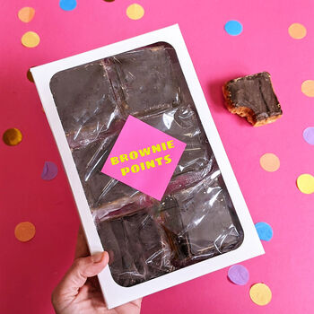Personalised Thank You Gooey Brownies Gift Box, 6 of 6