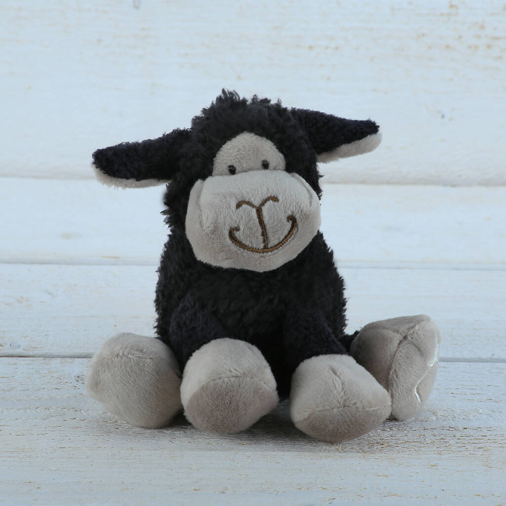 Image of Mini Black Lamb Soft Toy, Gift Boxed