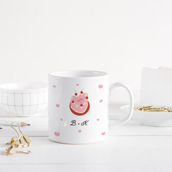 Personalised Initials Mug Gift For Couple, 4 of 8