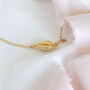 Gold Plated Cowrie Shell Bracelet, thumbnail 4 of 10