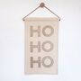 Ho Ho Ho Christmas Wall Hanging, thumbnail 2 of 3