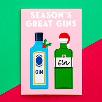 Gin Christmas Card, 3 of 4