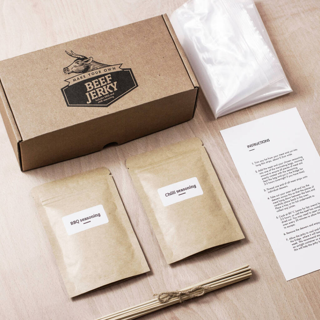 make your own beef jerky kit by all things brighton beautiful