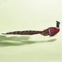 Feather Pheasant Bird Decoration, thumbnail 1 of 2