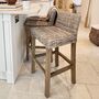 Natural Rattan Kitchen Stool, thumbnail 2 of 9