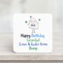 Happy Birthday Grandfather Love And Kicks The Bump Card, thumbnail 1 of 2