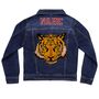 Personalised Kids Denim Jacket With Big Tiger, thumbnail 6 of 7