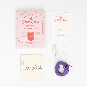 Loved Embroidery Board Kit, 4 of 11
