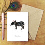 Tapir Calf Christmas Cards, thumbnail 1 of 7