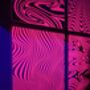 Psychedelic Wave Uv Glow Clear Acrylic Vinyl Decor, thumbnail 2 of 5