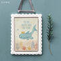 East Of India Porcelain Framed Picture You Are Braver, thumbnail 1 of 3
