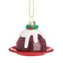 Personalised Christmas Pudding Bauble, thumbnail 2 of 3