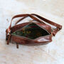 Leather Camera Cross Body Bag, Distressed Brown, thumbnail 4 of 5