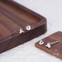 Sterling Silver Extra Tiny Minimalist Triangle Cz Crystal Stud Earrings, thumbnail 7 of 12