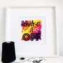 'Shake It Off' Modern Cross Stitch Kit, thumbnail 1 of 5