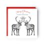 Majestic Reindeer Christmas Card, thumbnail 1 of 4