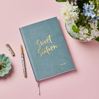 Personalised 16th Birthday Gift Notebook, 2 of 7