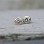18ct Yellow Gold Diamond Earrings, thumbnail 1 of 4