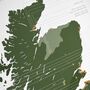 Scotland Golf Map And Checklist Top 50 Green 2024, thumbnail 8 of 8