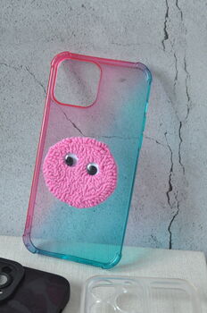 Cute Googly Eyes Punch Needle Phone Grip, 5 of 6