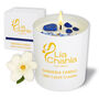Gardenia Scented Candle Infused With Lapis Lazuli Crystals, thumbnail 9 of 10