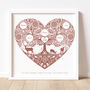 Personalised Woodland Family Tree Print, thumbnail 4 of 10