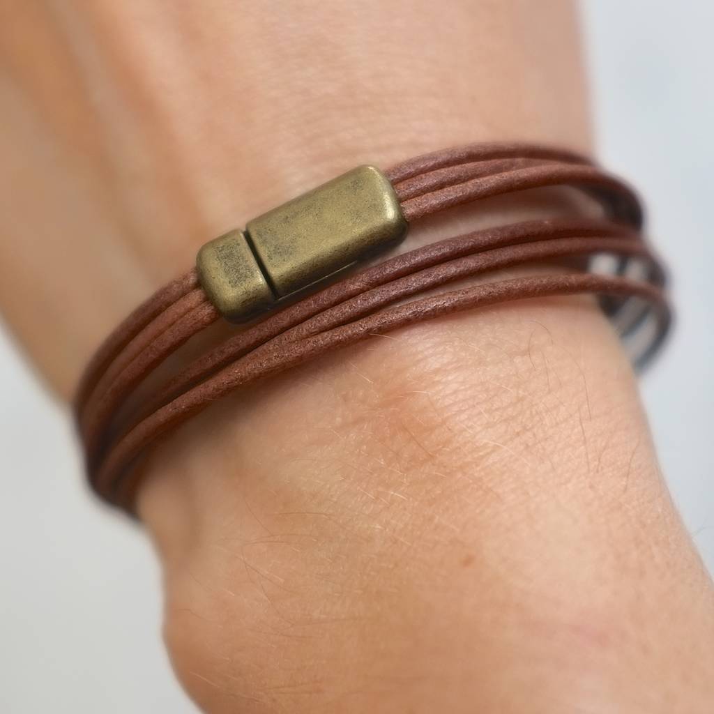Leather Cord Wrap Bracelet, 1 of 12