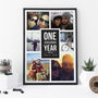 'One Amazing Year' Personalised Photo Print, thumbnail 1 of 4