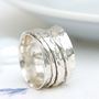 Flo All Sterling Silver Spinning Ring, thumbnail 4 of 9
