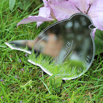 Personalised Mirror Remembrance Robin Keepsake, 5 of 5