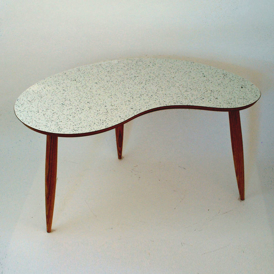sparkled white bean table by curvalinea | notonthehighstreet.com