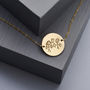 Loved Ones Handwriting Disc Necklace, thumbnail 1 of 4
